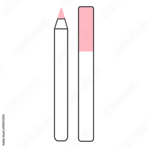 Cute eye pencil duotone