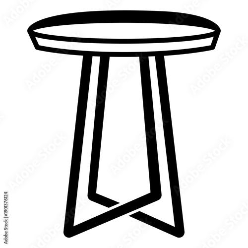 Furniture pop art stool high stroke