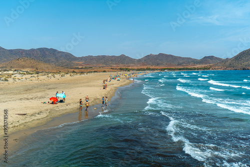 Genoveses beach in Almeria Spain