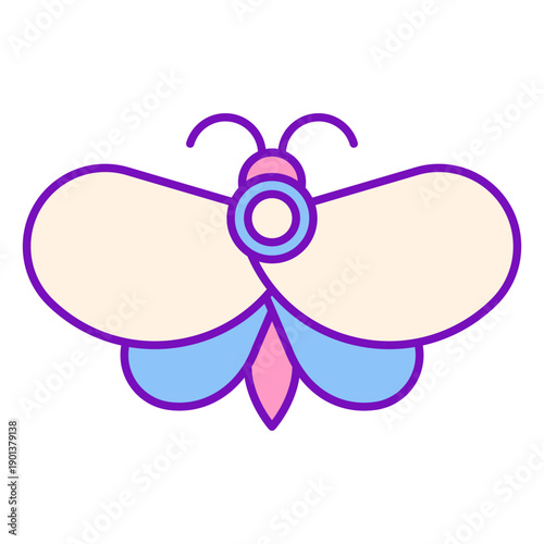 Magician colored butterfly stroke