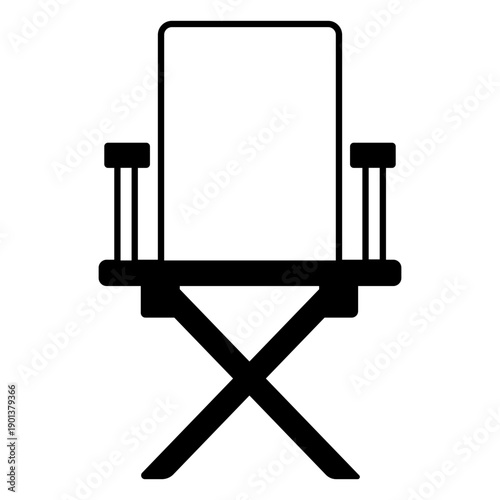 Director chair stroke icon director chair