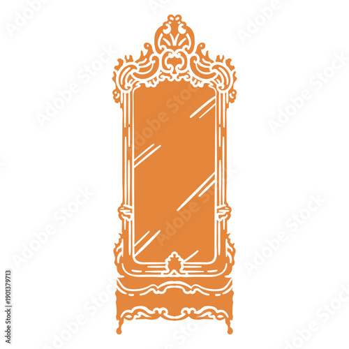 Dresser mirror ornate