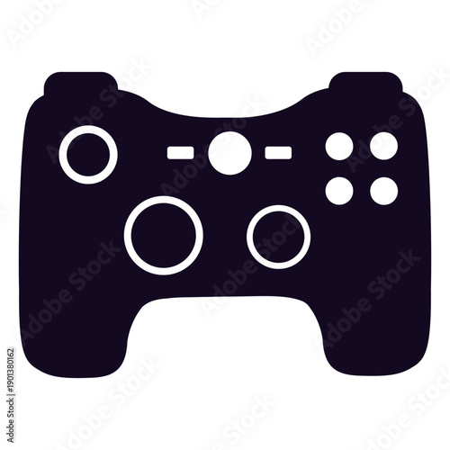 Gamer controller black joystick