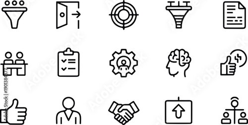 Adobe Stock Title: Human Brain Silhouette with Glowing Light Bulb and Smiley Gear Icon Representing Creative Thinking, Mental Health, Innovation Strategy, and Smart Business Intelligence Solutions