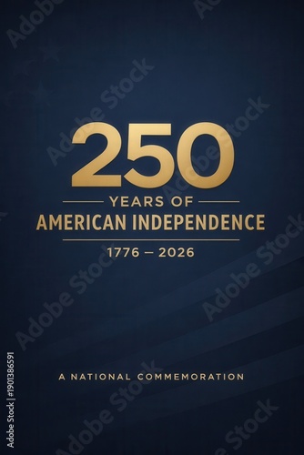 250 Years of American Independence National Commemoration Design