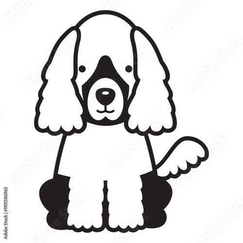 Puppy dog poodle fluffy