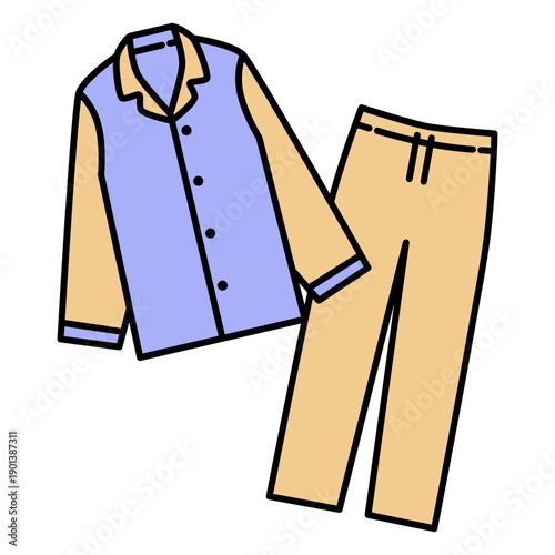 Winter pajamas outfit