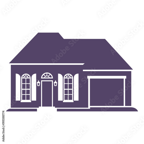 Elegant House Icon Element