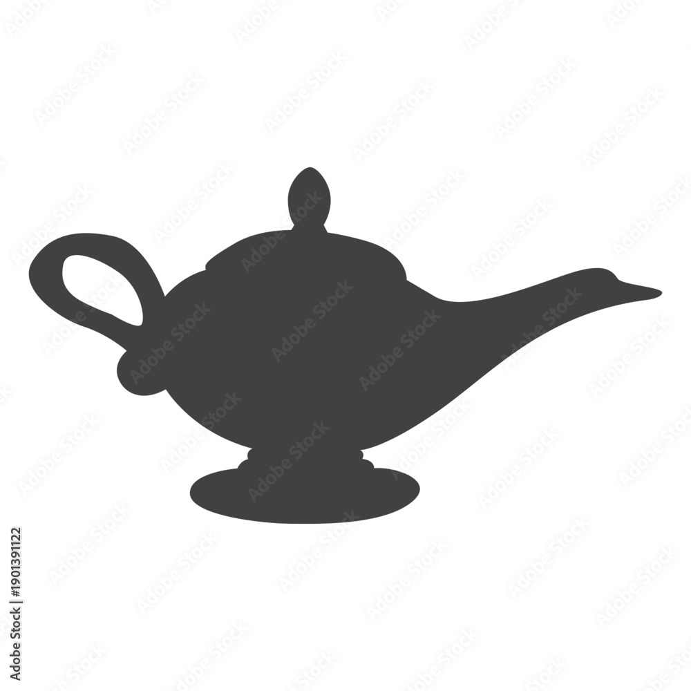 Obraz premium Lamb magic arabic silhouette