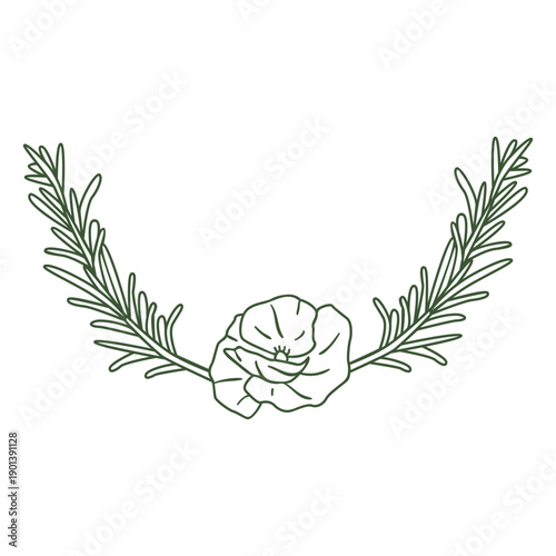 Принти на полотні Anzac day leaves decoration
