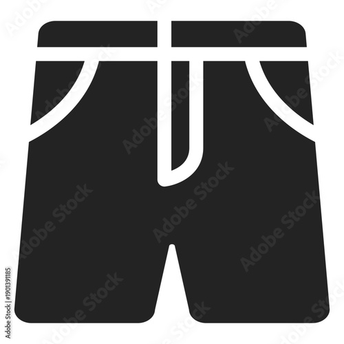 Beach shorts cut out