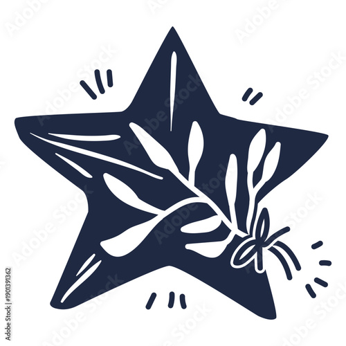 Christmas starfish cut out