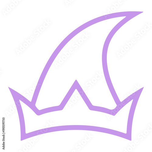 "Christmas Elf Hat Vector Illustration with Jingle Bell - Festive Holiday Santa Helper Cap Isolated on White"