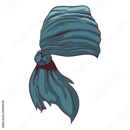 Pirate headscarf illustration