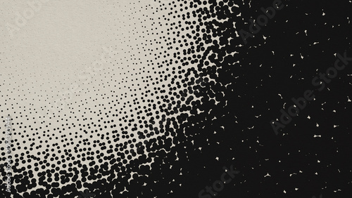 Fotografia Cream Stippled Border Square Halftone Texture Frame