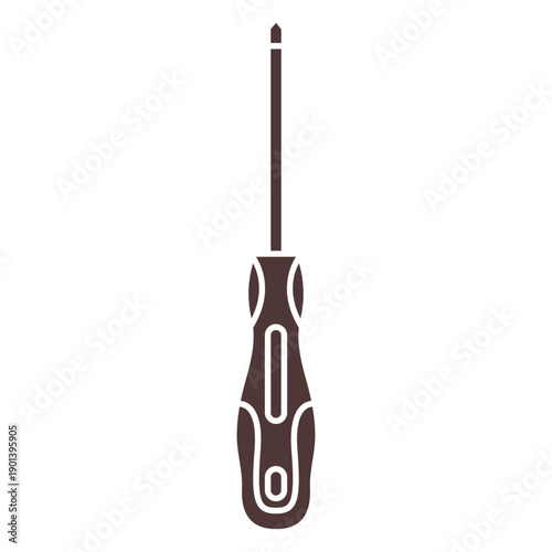 Phillips screwdriver cut out