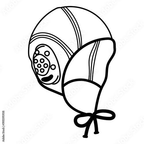 Waterpolo helmet stroke
