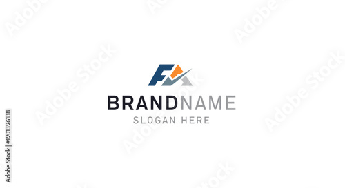 Corporate Branding Logo Template Design Element.