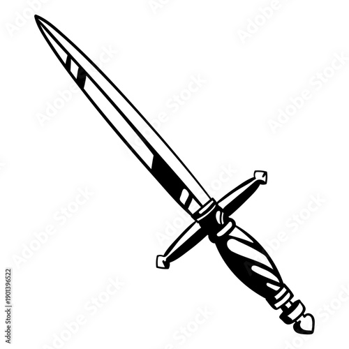 Broadsword filled stroke