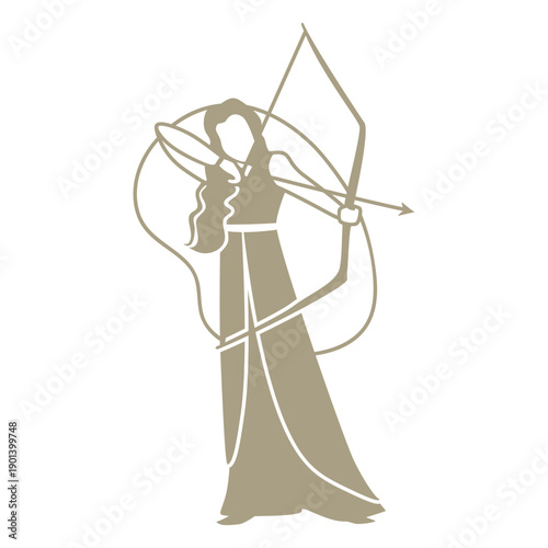 Medieval princess archer