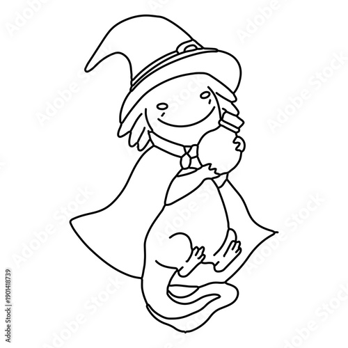 Wizard axolotl stroke