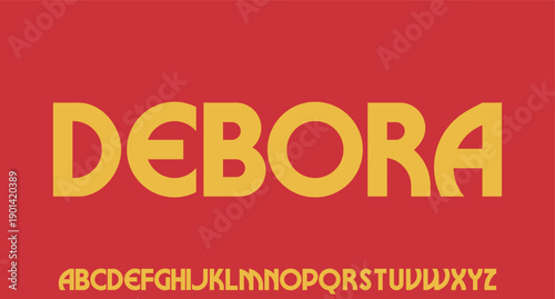 unique vector font alphabet for your brand name wordmark RETRO VINTAGE VIBES