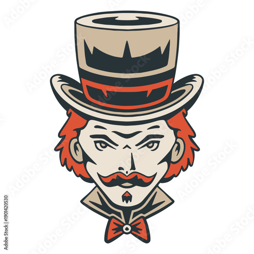 Big hat circus presenter