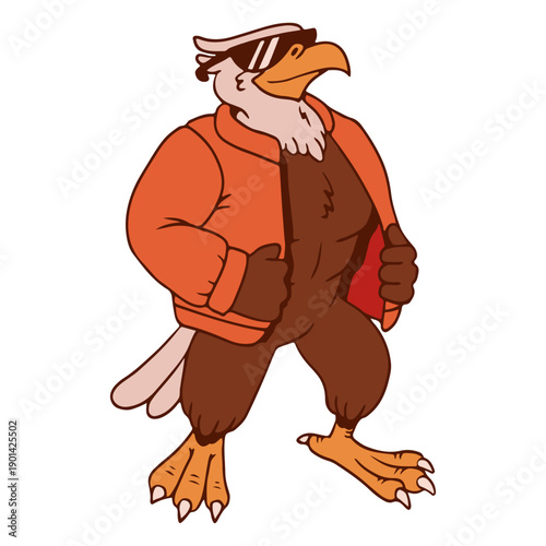 Eagle cartoon cool