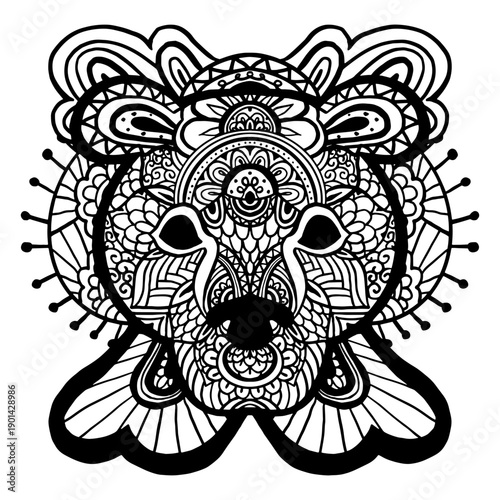 Animal-inspired mandala