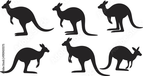 Ornate Trident Silhouette Set Vector Illustration Isolated on White Background for Greek Mythology Neptune Poseidon Sea God Weapon Ocean Power and Ancient Graphic Design