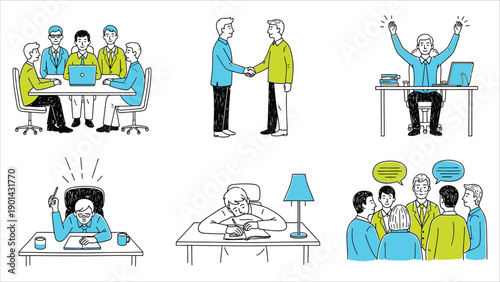 group of business people