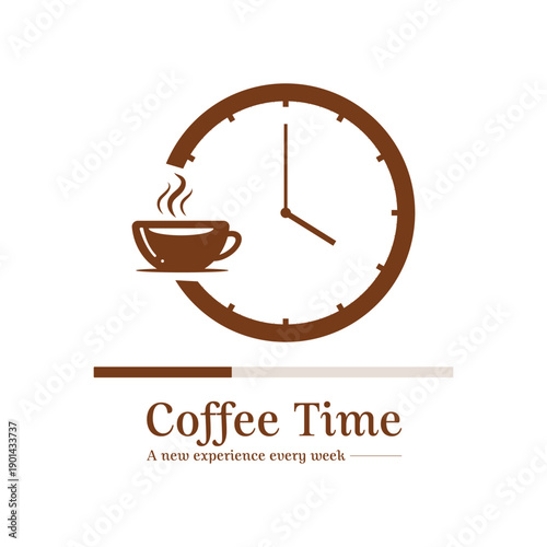 Coffee Time Vintage tshirt vector Illustration design