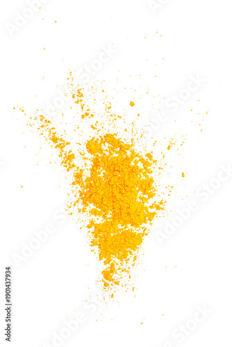 Wallpaper Mural Freeze motion of color powder exploding on white background. Torontodigital.ca