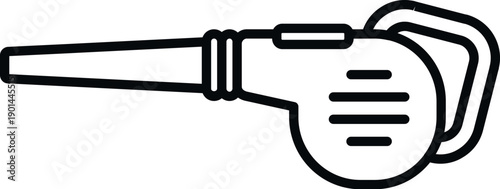 Leaf blower icon showing gardening power equipment for yard cleaning
