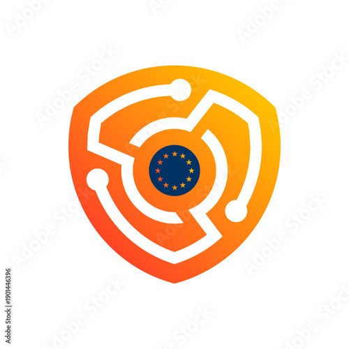 Cybersecurity shield icon symbolizing advanced digital protection, threat prevention, and trusted infrastructure. Designed for security buyers seeking enterprise-grade cyber defense solutions.