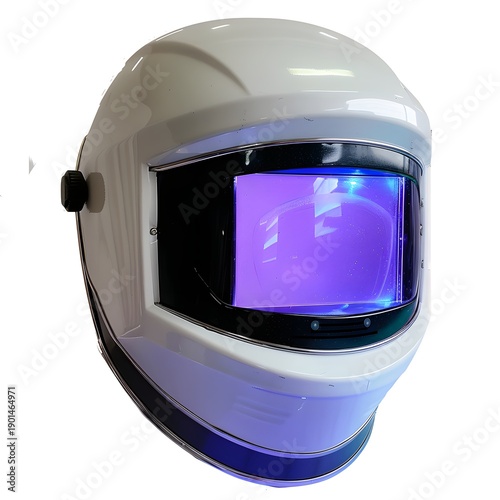 Image White Auto Darkening Welding Helmet mask