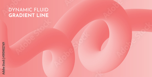 dynamic fluid gradient line, Abstract Pink dynamic style fluid lines background 