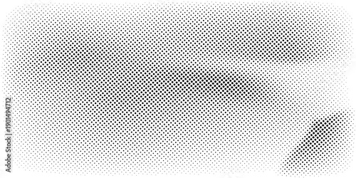 Halftone gradient. Dotted gradient, smooth dots spraying and halftones dot background seamless horizontal geometric pattern vector template set. eps10.