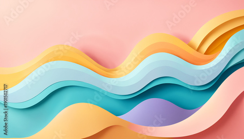 horizontal wavy bands in pa...