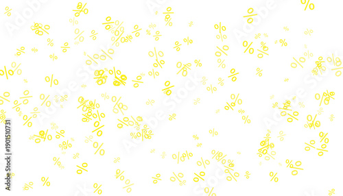A beautiful scattering of yellowletar on a white background creating a serene atmosphere.