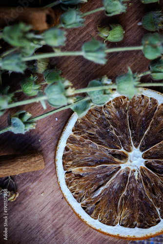Wallpaper Mural Dried fruits, herbs, and flowers. Dried winter garden. Torontodigital.ca