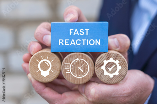 Slika na platnu Sense of urgency, reaction to priority tasks, quick response attitude to get job done as quickly as possible now