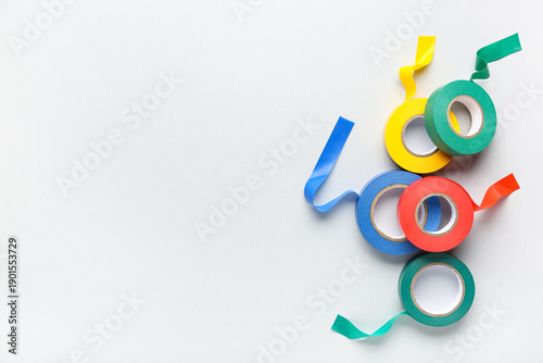 Colorful adhesive tape roll...