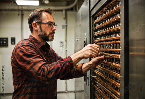 Quantum Computing Maintenance: Authentic Engineering within High-Tech Cryostat Cooling Systems and Technical Coaxial Wiring