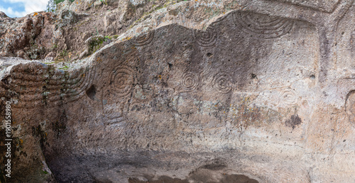 Domus de Janas Necropolis of Montessu, Villaperuccio, Sardinia, Italy 
