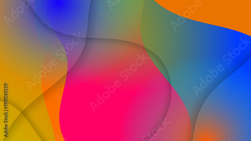 Abstract background with colorful gradients suitable for web designs, presentations, digital art, and artistic projects merging colors harmoniously.