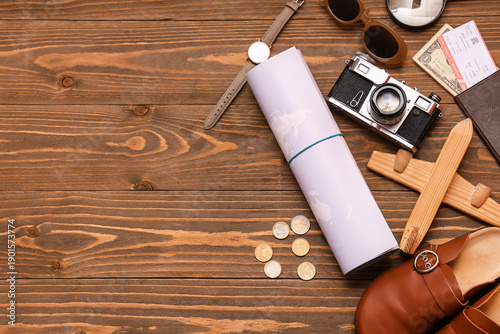 Travelling belongings with ...