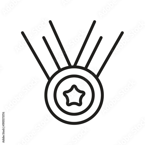 Gold Medal Icon, Achievement Medal Icon, Top Performer Medal Icon..eps