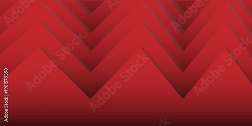 Abstract red geometric vector background