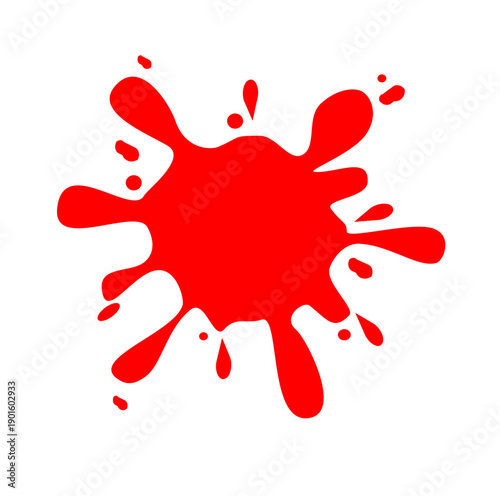 Splash of ink
Abstract color paint splash vector icon. Sheet with dynamic swirl. cartoon splatters stain colored ink isolated vector illustration. Can be use for web, sticker, element decoration